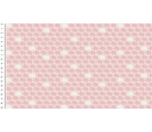 Baumwolle - Elefanten rosa